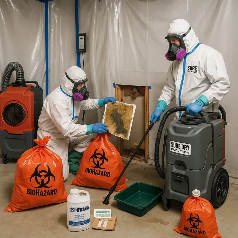 Contaminated Water Handling Protocols process in Parkwood, CA